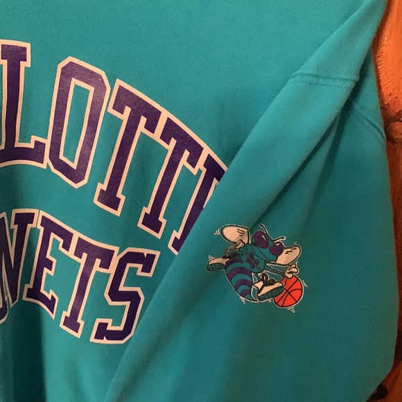 Mitchell N Ness Hornets Crewneck Sweater - Picture 2 of 6